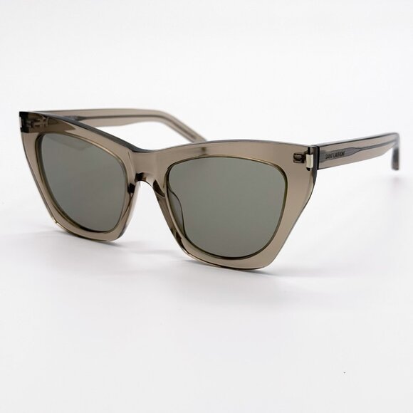 NEW SAINT LAURENT SL214 KATE 025 SUNGLASSES WOMEN CAT EYE BROWN SL 214 KATE 025 - Picture 3 of 10